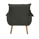 Ver imagem 6 de Poltrona Decorativa Cuba Suede Cinza - MV Estofados Shop