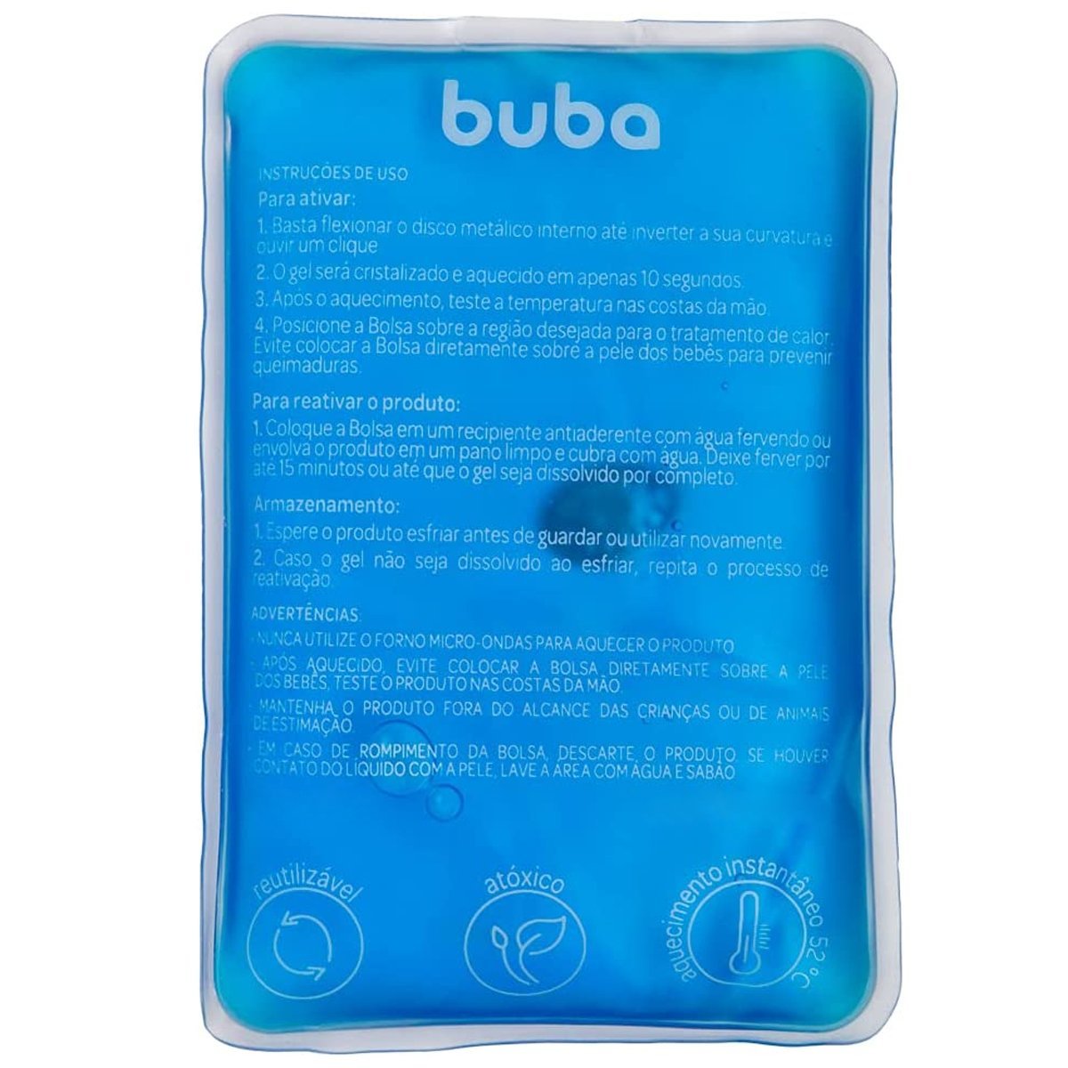 Bolsa Térmica Instantânea em Gel para Cólicas e Dores Musculares Bebê ...