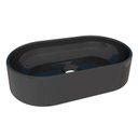 Ver imagem 1 de Cuba Para Banheiro Oval 43x25 Mármore Sintético Nimbus Cozimax Preto