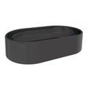 Ver imagem 2 de Cuba Para Banheiro Oval 43x25 Mármore Sintético Nimbus Cozimax Preto