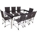 Ver imagem 1 de 10 Cadeiras Haiti e Mesa de Jantar 240x100 em Alumínio - Trama Original
