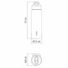 Squeeze Garrafa Térmica Tramontina 650ml Inox com Canudo - 9