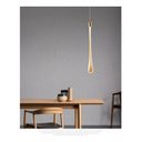 Ver imagem 4 de Pendente Gota Cristal Bolhas Luminária Lavabo Cabeceira Led Equipe Original 30cm