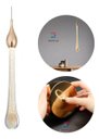 Ver imagem 1 de Pendente Gota Cristal Bolhas Luminária Lavabo Cabeceira Led Equipe Original 30cm