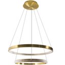Ver imagem 1 de Lustre Pendente Bella Oca 2 Arcos 60 e 40cm 54W Gd002 St1877