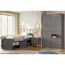 Ver imagem 4 de Guarda Roupa 4 Portas New Conect 4.3 e 3 Gavetas Branco/Jatoba - Santos Andirá