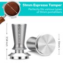 Ver imagem 2 de Casabrews Tamper de Espresso 51mm Calibrado com Base Inox (cinza)