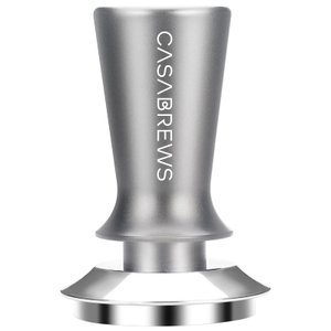 Casabrews Tamper de Espresso 51mm Calibrado com Base Inox (cinza)