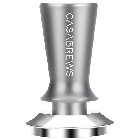 Casabrews Tamper de Espresso 51mm Calibrado com Base Inox (cinza)