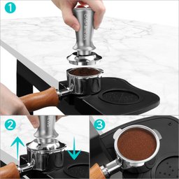 Casabrews Tamper de Espresso 51mm Calibrado com Base Inox (cinza) - 6