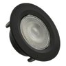 Kit 5 Spot Led 5w Redondo Embutir Branco Frio 9x9cm Preto - 2