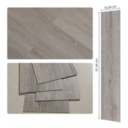 Piso Vinilico Autocolante Madeira Caixa 1m2 - Imitação Madeira - 4