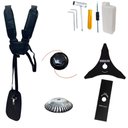 Ver imagem 7 de Roçadeira Multifuncional Anmax Cg520p À Gasolina 52cc 2,2hp 10.000rpm C/ 4 Opções de Corte