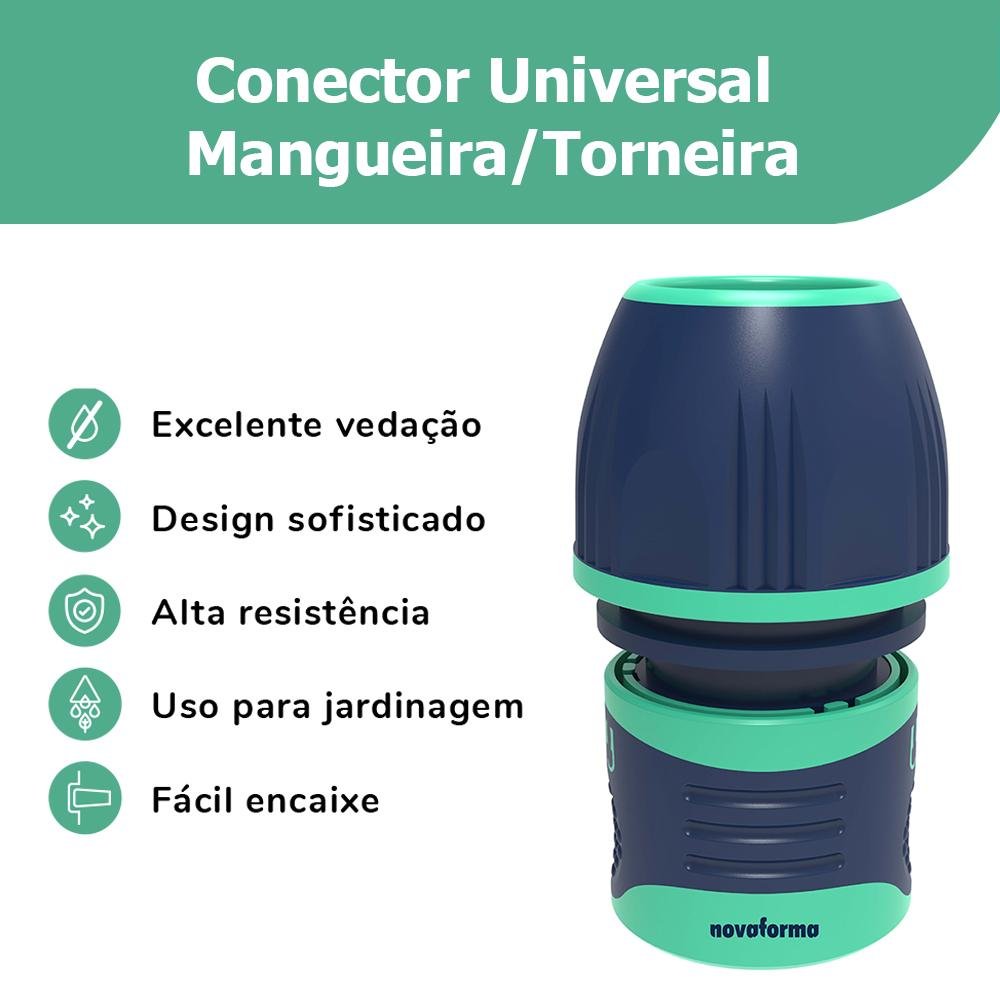 Conector Universal Mangueira e Torneira Nova Forma - 4