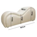 Ver imagem 7 de Divã Tântrico Sofá Pousada Hotel Motel Corvin Bege Luxo Sofa Store