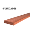 6 Ripas Sarrafos de Eucalipto 2x10x50cm Aplainado Artesanato - 3