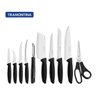Jogo Facas Inox 10 Peças Plenus Tramontina e Faca Butcher - 3