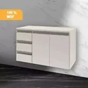 Ver imagem 3 de Gabinete Suspenso Super Luxo 2 Portas 3 Gavetas Ecopux Ecogbs-4 - Ecoplanejados