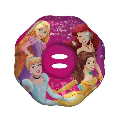 Boia Infantil Princesas Disney Colorida com Fralda Mar Piscina Bebê