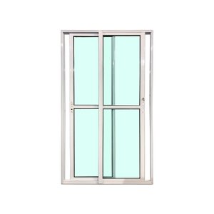 Porta Balcão 2 Folhas Vidro 210x140 Branco Linha 25