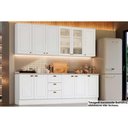 Ver imagem 1 de Cozinha Completa Henn 9 Peças 2 Portas 3 Gavetas MDF Branco C5P37