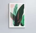 Ver imagem 6 de Quadro Pintura Folha Verde - 80x120 Cm - Adesivo Fotográfico