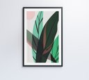 Ver imagem 7 de Quadro Pintura Folha Verde - 80x120 Cm - Adesivo Fotográfico