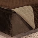 Ver imagem 3 de Protetor de Sofá Assento 2,40m Retrátil 100% Poliéster:tabacocáqui