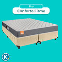 Ver imagem 4 de Conjunto Cama Box Perola King + Colchão D23 Pro Inducol