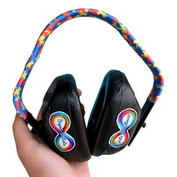 Kit Abafador de Som 11 Db para Autistas com Caixa para Colorir e Canetinhas - 4