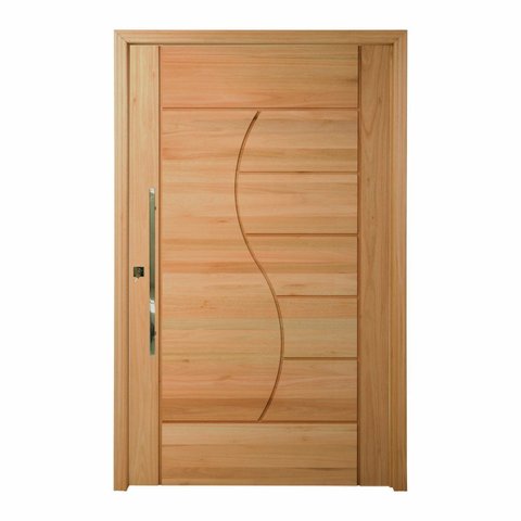 Kit Porta Pivotante Maciça de Eucalipto 214x127x14cm PM89 Evidence Cruzeiro Portas