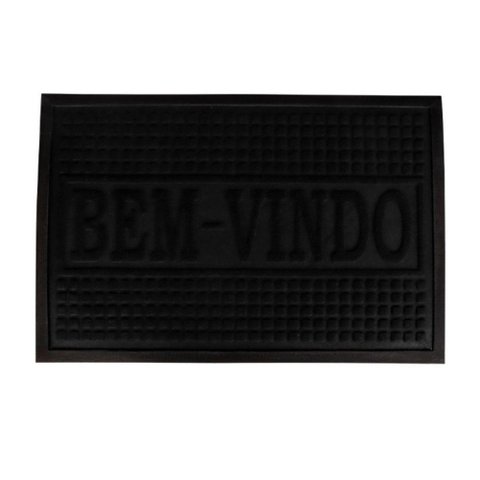 Tapete Retangular Bem Vindo 40x60cm - Sortido
