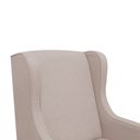 Ver imagem 6 de Poltrona de Amamentação Sofia C/ Balanço Puff Bebê Completo: Tb 196 Linho Rose