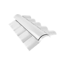 Ver imagem 1 de Cumeeira Central Articulada Pvc Colonial Branca (par)