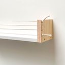 Ver imagem 6 de Prateleira Tricomix de Madeira para Livros e Decoração – 50x10 Cm