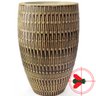 Vaso Bambu Oval Envelhecido 30cm - 1