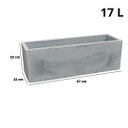 Ver imagem 3 de Cachepot Floreira Flat para Plantas 67 Aço Corten - Japi