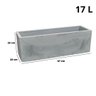 Cachepot Floreira Flat para Plantas 67 Aço Corten - Japi - 3