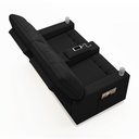 Ver imagem 2 de Poltrona do Papai Reclinável Cinema 2 Lugares Manual Baú Usb Haifa F05 Facto Preto - Lyam Decor