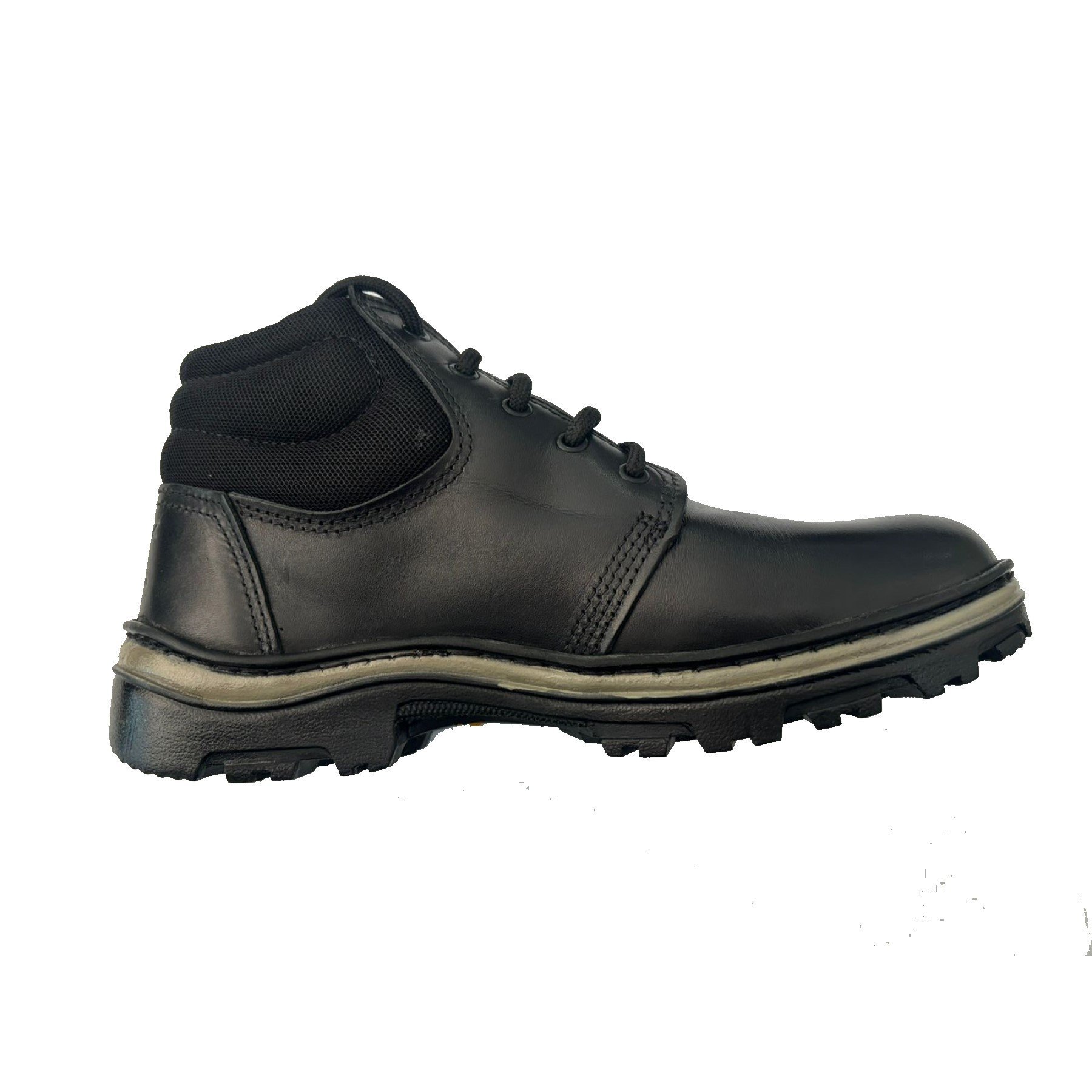 Botina de Amarrar Couro Preto Terra Fortz Cod. 940 - 3