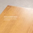 Ver imagem 7 de Conjunto 2 Peças Escrivaninha e Armário 2 Portas Pés em Madeira Maciça Ananda CabeCasa MadeiraOriginals Off White Mel