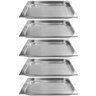 5 Cubas Inox Gastronômicas 1/1 Perfuradas 65mm Buffet 9l Restaurante Cozinha Industrial - 1