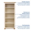 Ver imagem 7 de Conjunto 2 Peças Armário Multiuso Baixo 2 Portas e Estante para Livros Ananda CabeCasa MadeiraOriginals Madeiraorigin