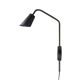 Arandela de Parede New City C/ Plug e Interruptor - Preto - 6