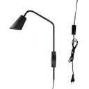 Ver imagem 2 de Arandela de Parede New City C/ Plug e Interruptor - Preto