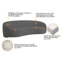 Ver imagem 6 de Kit Sofá 3 Lugares 200cm e 2 Poltronas Orgânica Luxo Recepção Amore Linho - Doce Sonho Móveis