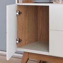 Ver imagem 3 de Cristaleira Ambiente Noronha Off White Matte Freijó- Colibri