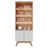 Cristaleira Ambiente Noronha Off White Matte Freijó- Colibri - 6