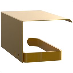 Suporte Porta Papel Higiênico de Parede Dourado Max - 4 Suporte Porta Papel Higiênico de Parede Dourado Max - 4