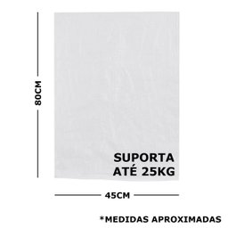 Kit 20 Saco Ráfia Entulho Construção Reciclagem 80x45cm 25kg - 2 Kit 20 Saco Ráfia Entulho Construção Reciclagem 80x45cm 25kg - 2
